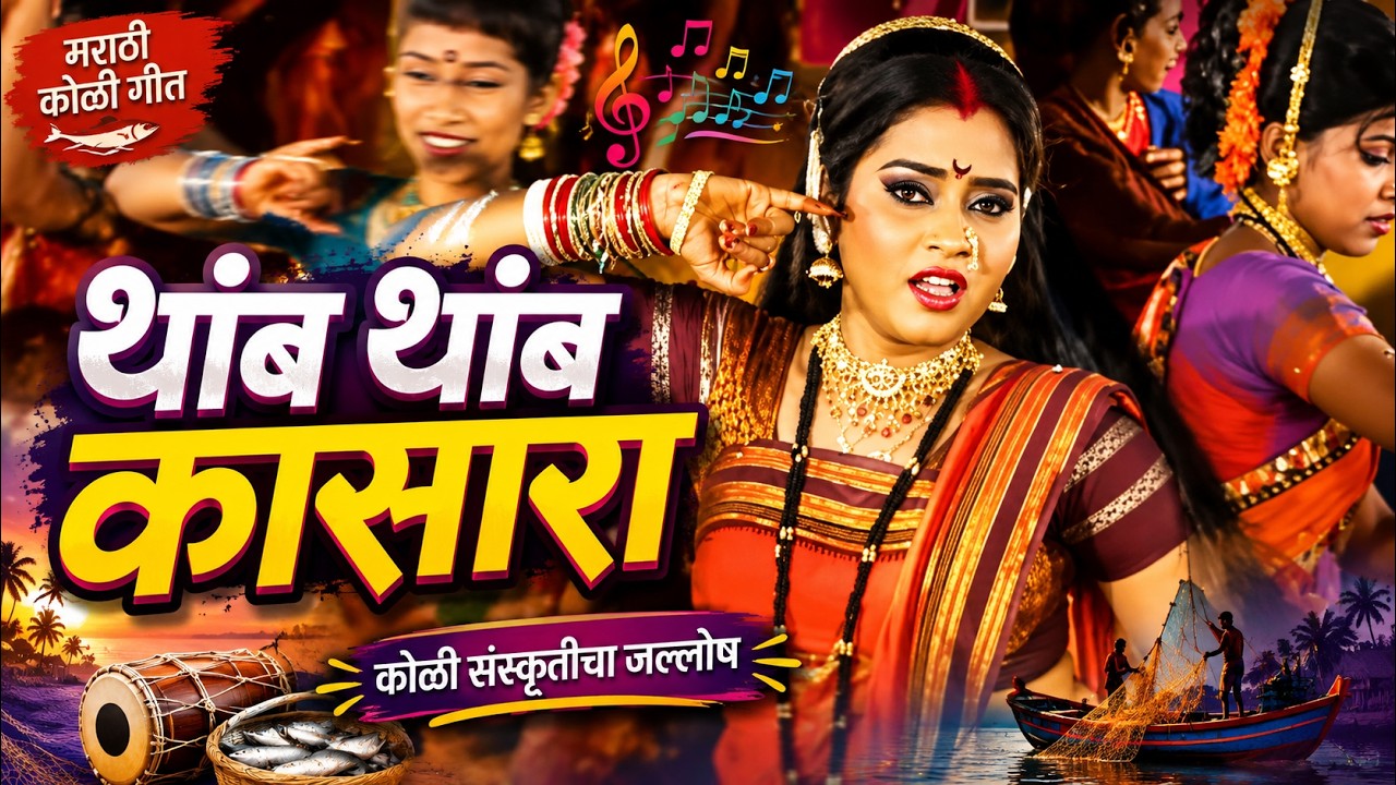 थांब थांब कासारा । जगदीश पाटील । मराठी कोळी गीत । #koligeet