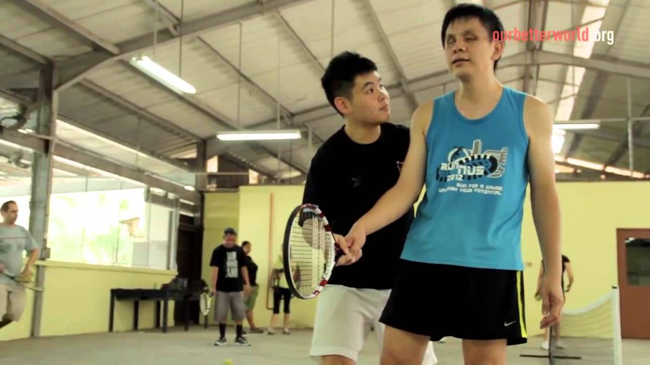Tennis for the blind