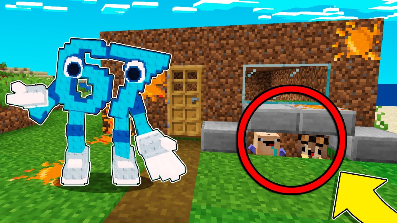 TROLLÉ y ME ESCONDÍ de 67 BRAINROT 😂 Bebe Noob en MINECRAFT