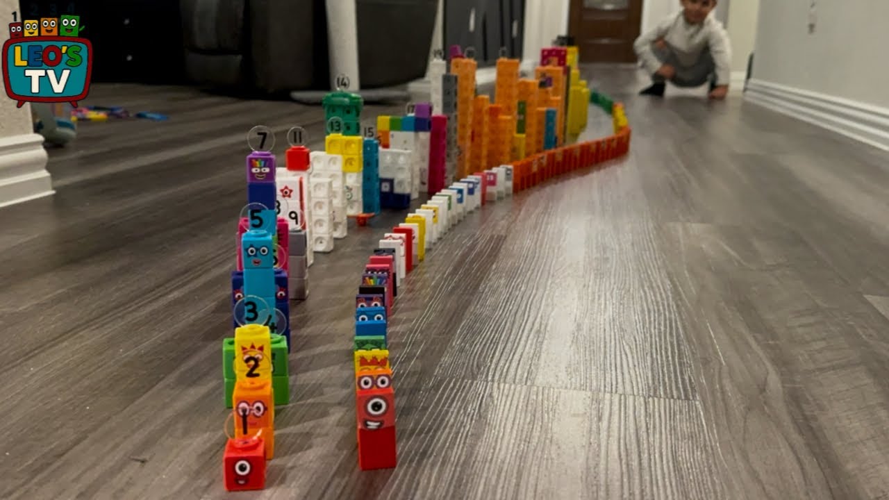 NumberBlocks Playtime: Двойная цепная реакция домино, часть 2 | | Телевидение Лео