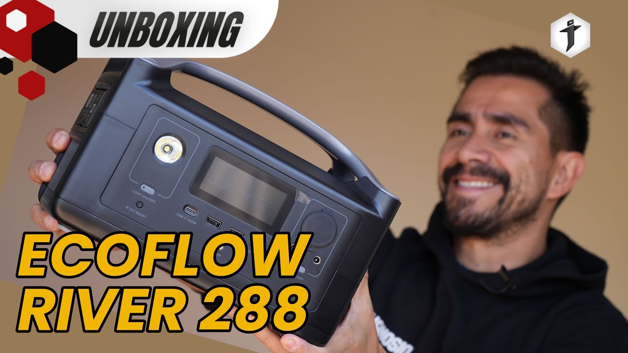 ECOFLOW RIVER 288: Batería Portátil Cuando No Tienes Luz