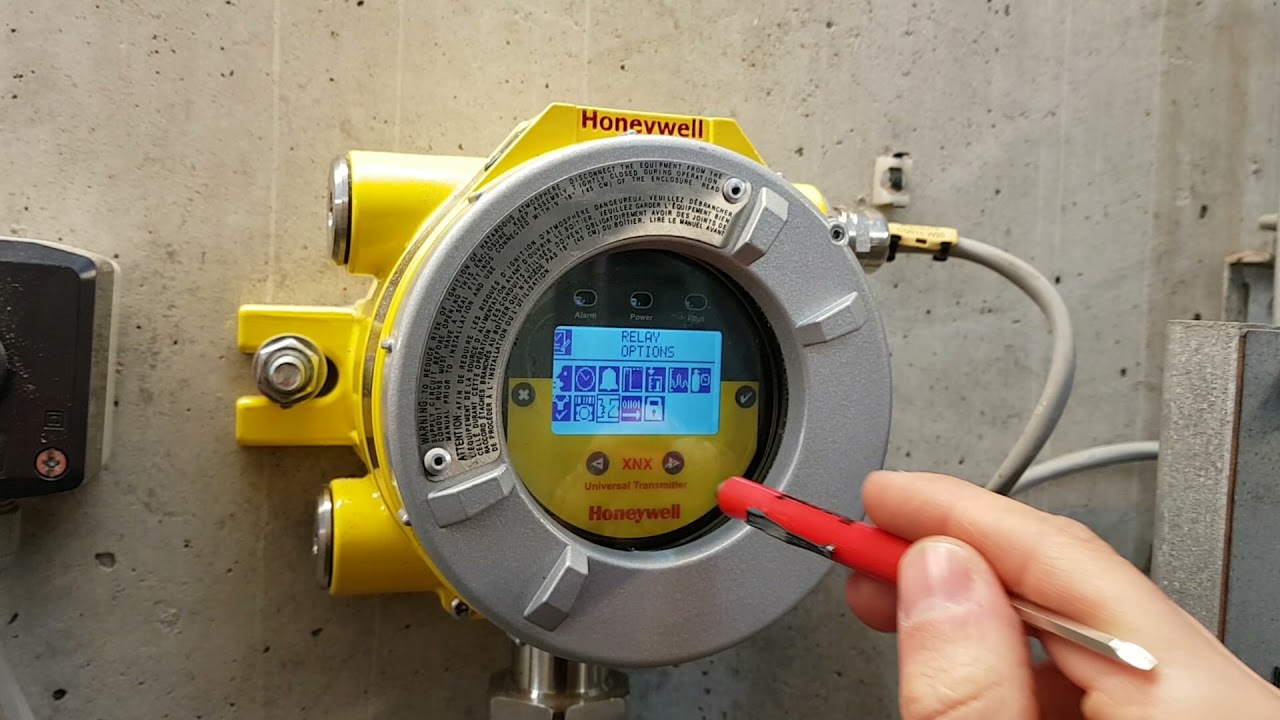 Тестирование передатчика-сигнализатора аммиачного газа Honeywell XNX