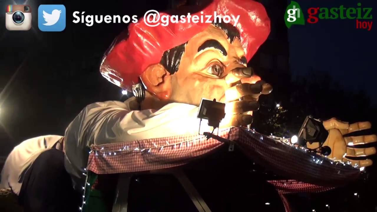 Desfile de Olentzero 2015 en Vitoria-Gasteiz