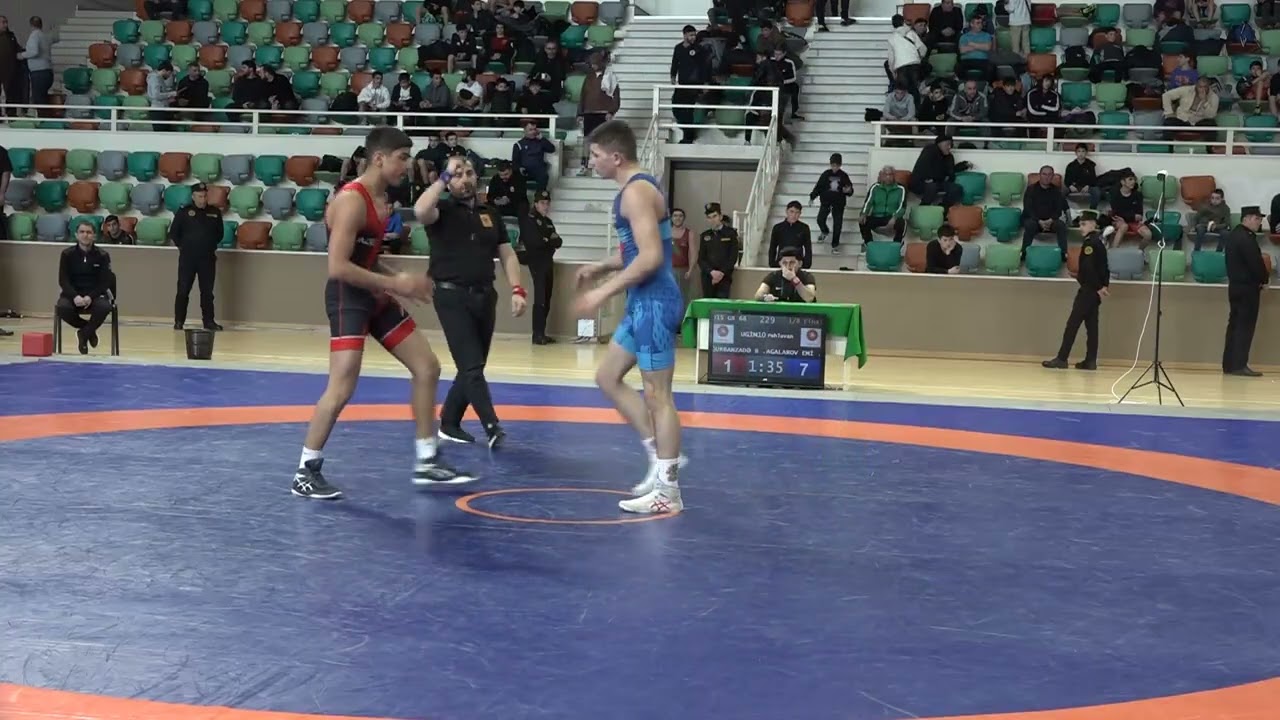 1/8 final GR - 68 kg: Bəxtiyar Qurbanzadə - Emil Ağalarov