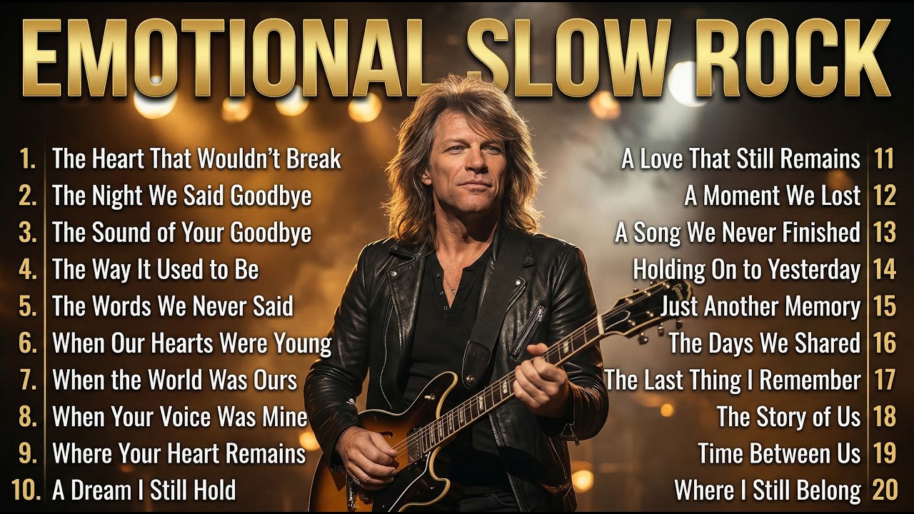 SLOW ROCK EMOTIONAL 2026 | AMERICAN ROCK SONG | PLAYLIST BEST SELECTION 🎶