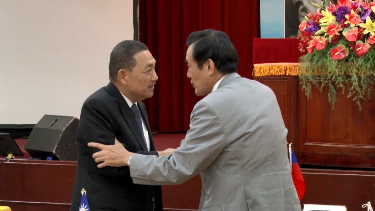 與馬英九首度同台 侯友宜鞏固深藍選票｜寰宇新聞20180821