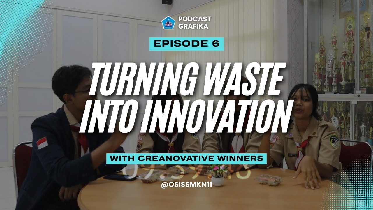 Turning Waste into Innovation | PODGRAF ft. TERAS GRAFIKA (Creanovative Winners)