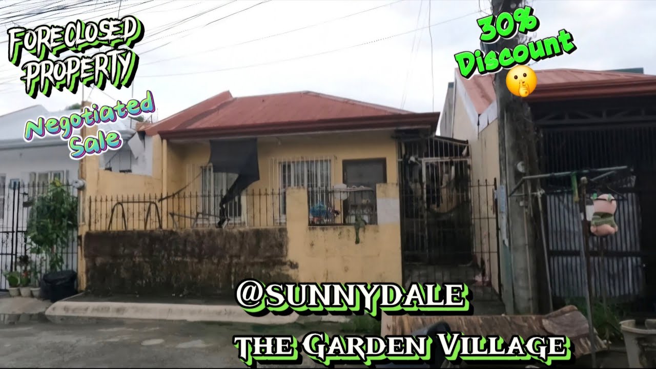30% OFF Murang Rematadong Bahay @ SUNNYDALE THE GARDEN VILLAGE | Pag-IBIG Foreclosed Property