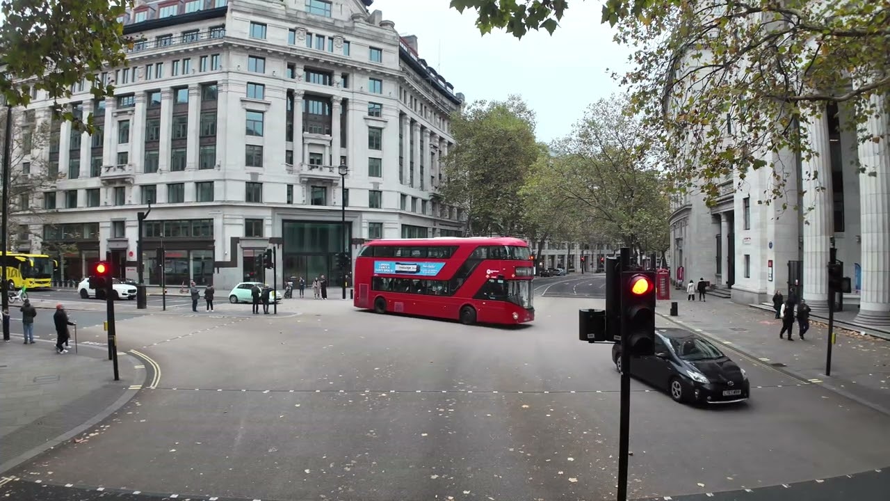 London Bus Ride On Route 15 Full Journey From Trafalgar Square to Blackwall