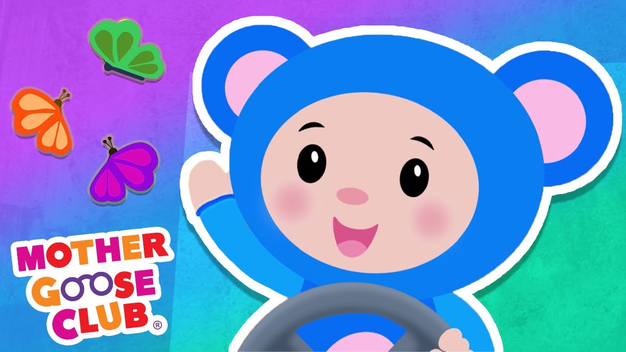 Wheels on the Bus Color Song + More | Mother Goose Club Cartoons
