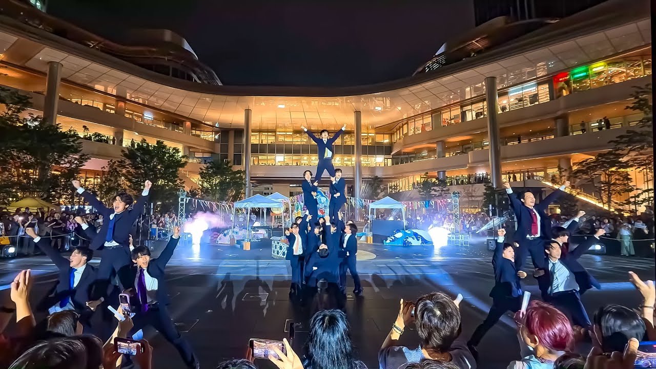 【チアリーマンズ演技動画】NEWoMan TAKANAWAオープニングイベント(2025.9.13）