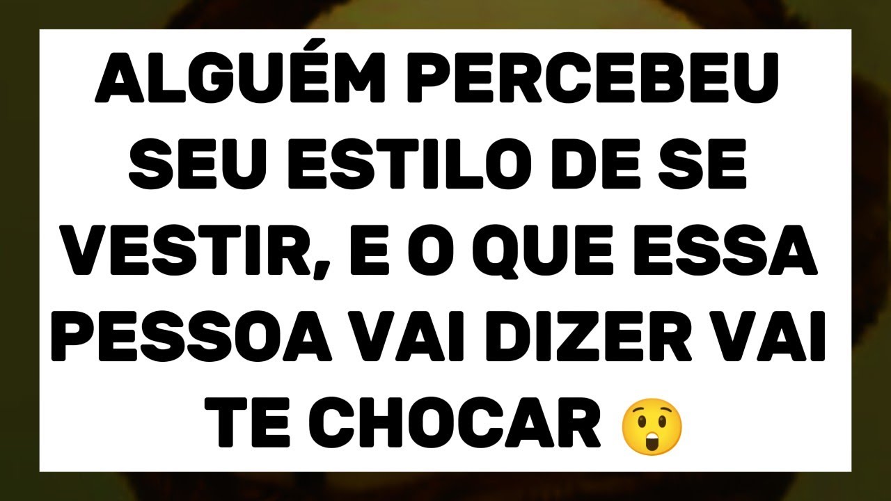 Ele finalmente disse: 