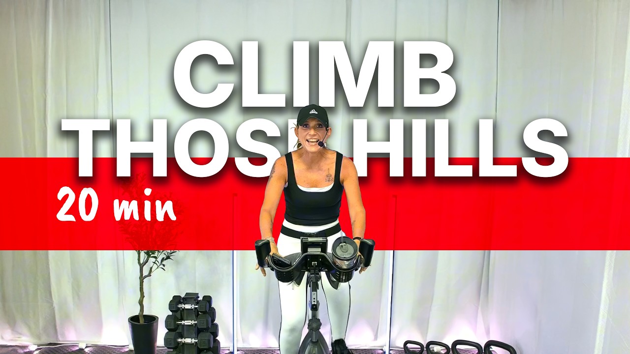CLIMB THOSE HILLS | 20 Minute Indoor Cycling Hill Climb Workout