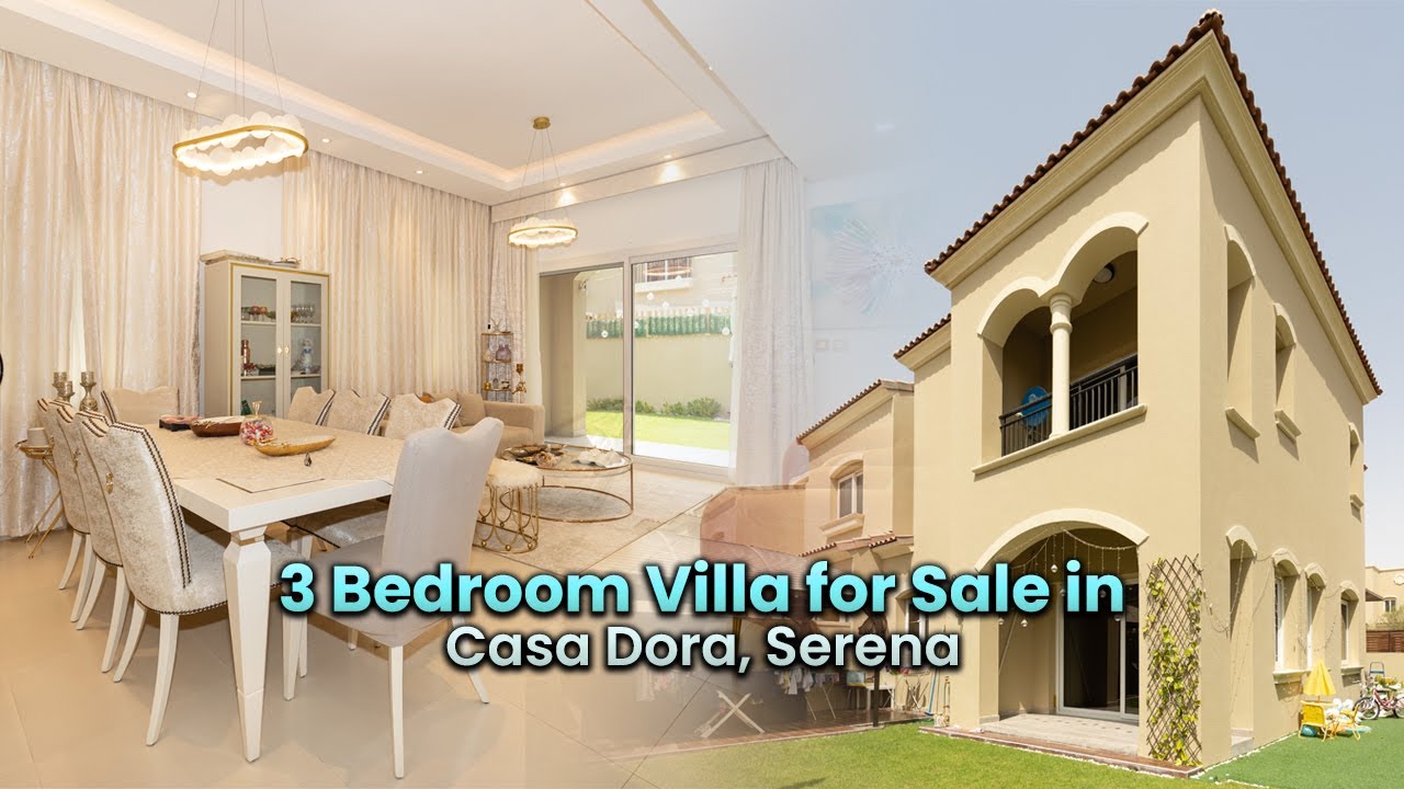 3 Bedroom Villa for Sale in Casa Dora, Serena Dubai UAE , AQ-S-21-00731