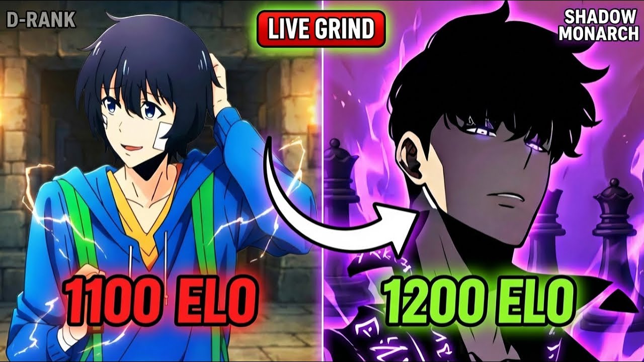 I'm Leveling Up My Chess ELO Live: 1100 to 1200 Grind