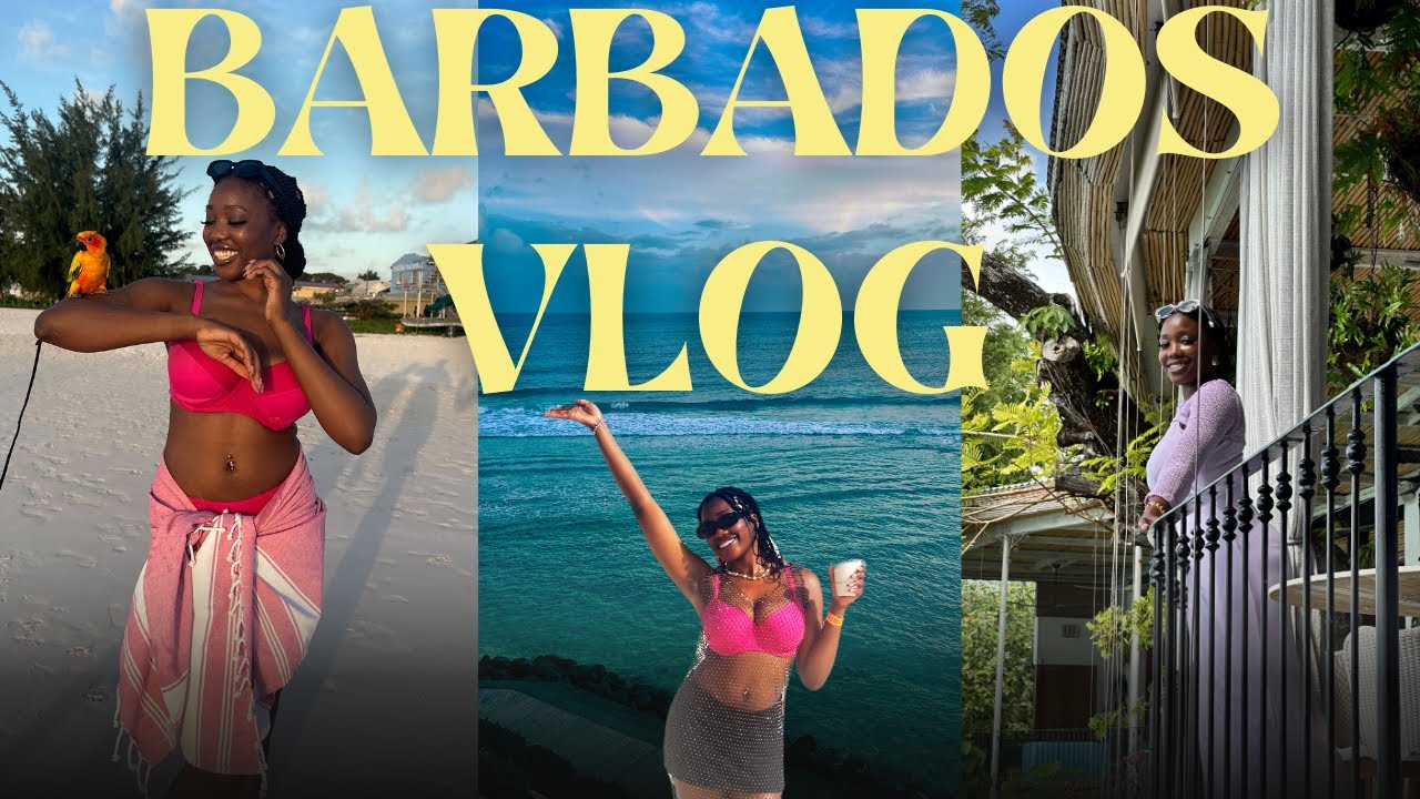 Spend A Week With Me In The Most Beautiful Island Ever| Barbados Travel Vlog Beaches, Food, Vibes 🇧🇧