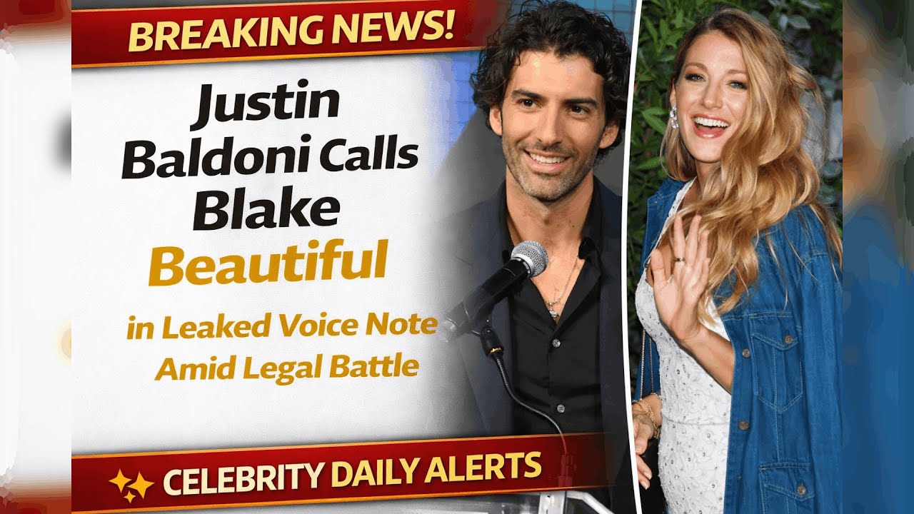 BREAKING NEWS : Justin Baldoni Calls Blake Lively &ldquo;Beautiful&rdquo; in Leaked Voice Note Amid Legal Battle