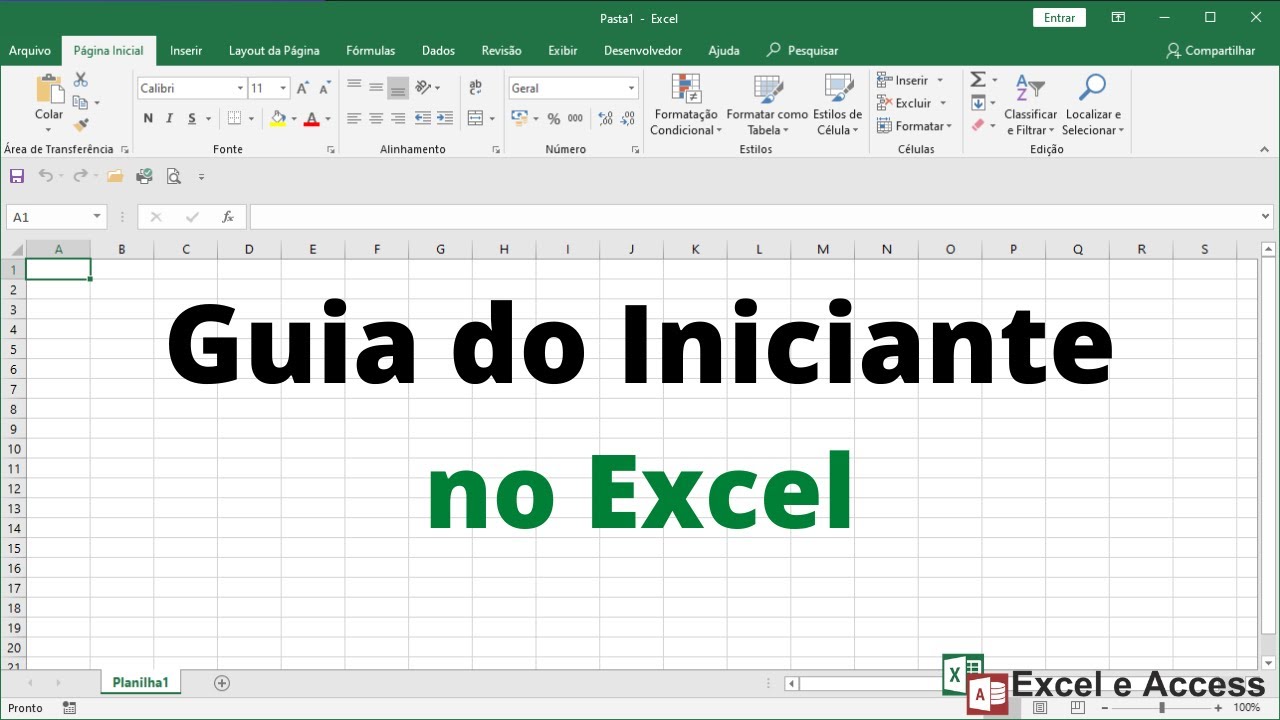 O Guia do Iniciante no Excel  - Tutorial Básico