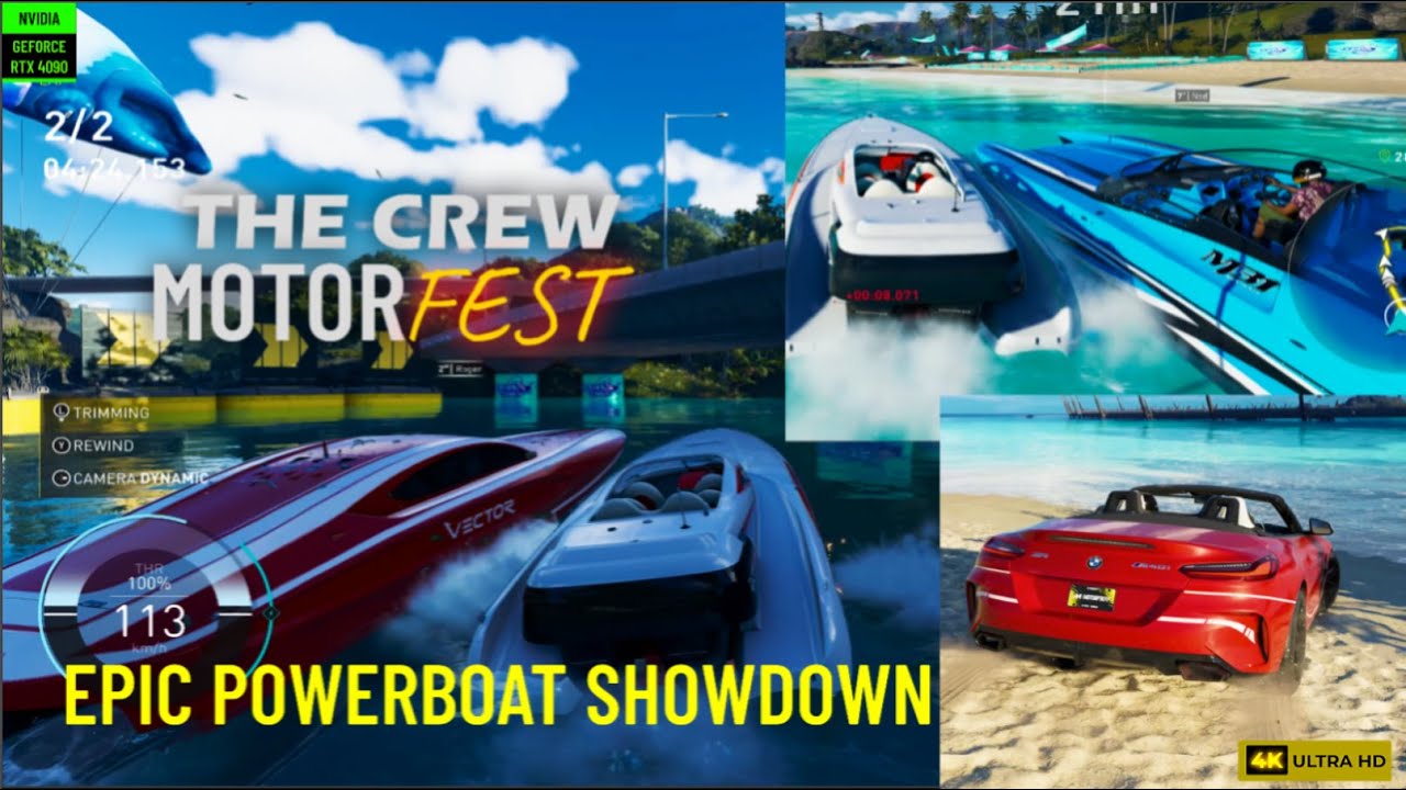 🎮🌊 &ldquo;The Crew Motorfest Ultimate Edition 4K: Insane Powerboat Race!&rdquo; 🏁🚤