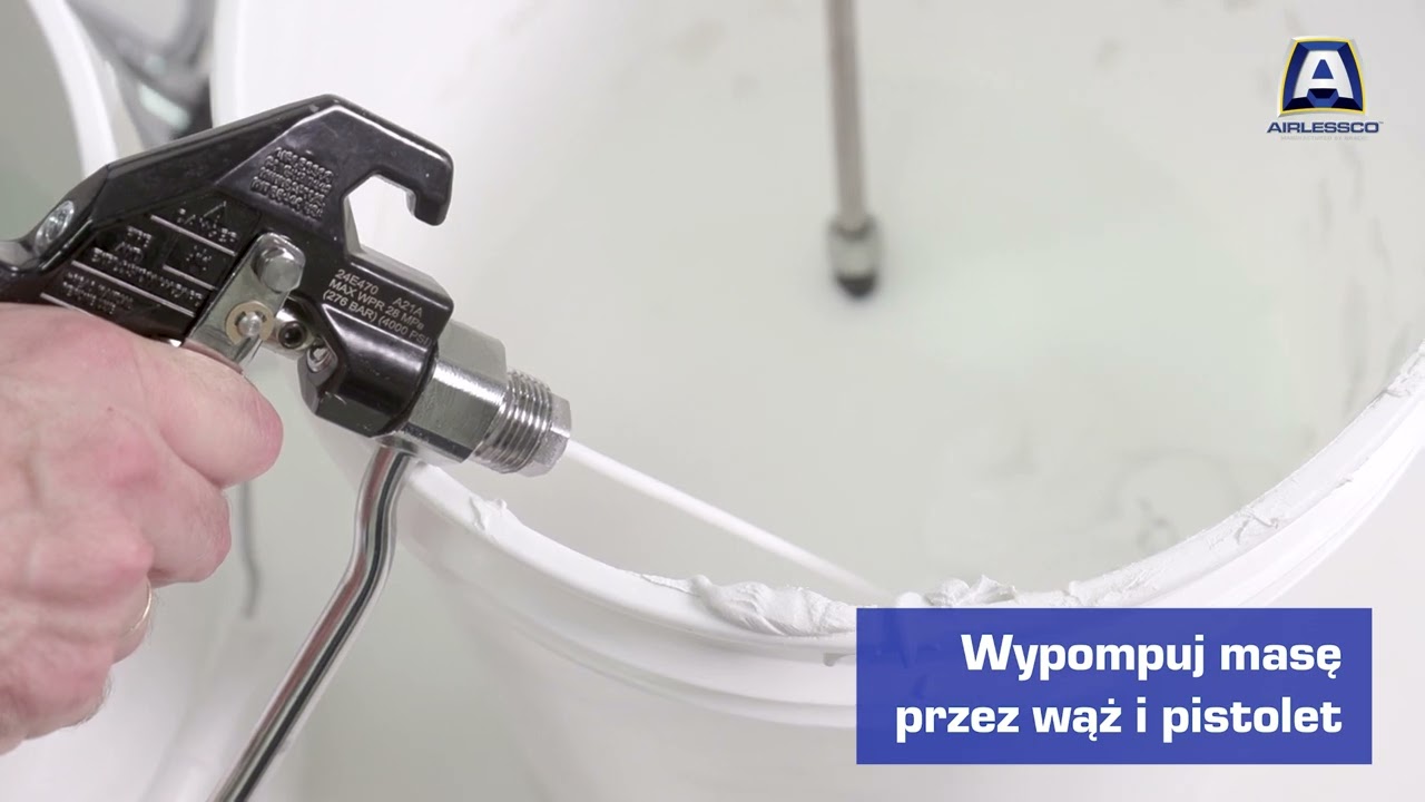 Jak wyczyścić i zakonserwować agregat po pracy AIRLESSCO TS 1750