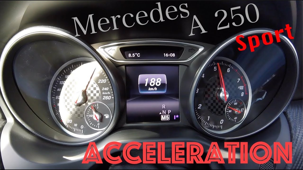 Mercedes A250 Sport Acceleration