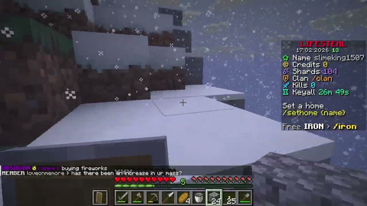 Minecraft livesteal smp ich vs 20 skelette.