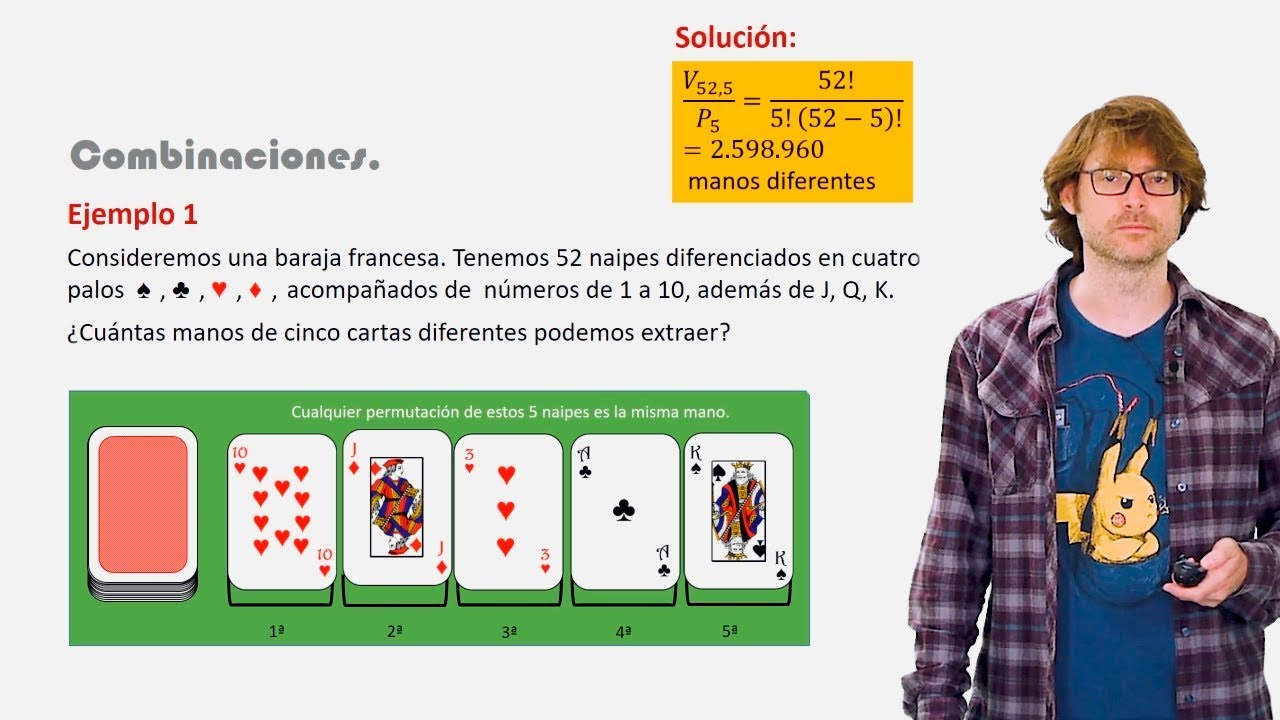 Combinaciones sin repetición