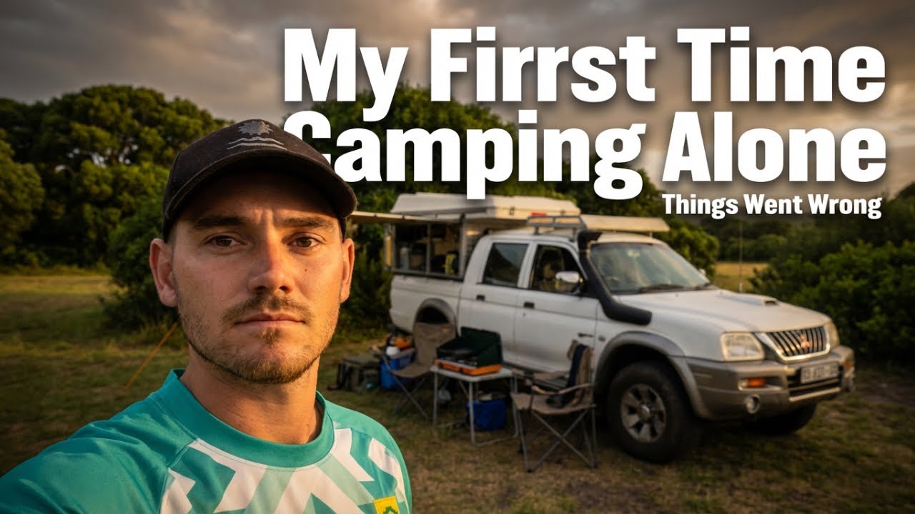 My first time camping ALONE (Things went wrong) 