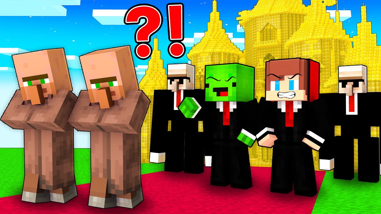 Mikey and JJ Became PRESIDENTS and Kicked Villagers Out in Minecraft  - Maizen