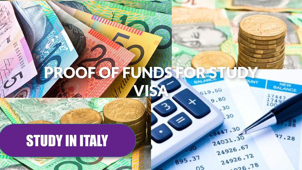 Proof of Funds for Italy study visa | Required amounts | Frequently asked questions on PoF.