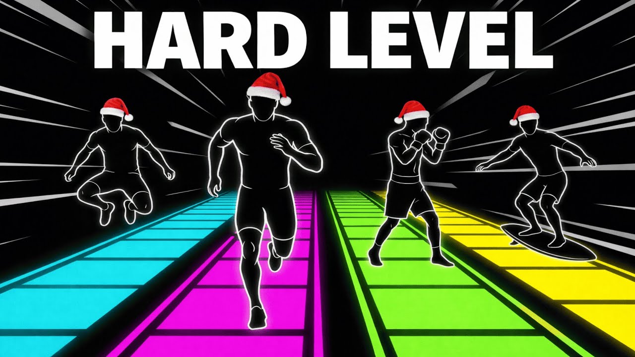 HIGH QUALITY Immersive Interactive Warm Up⚡️Full-Body Interactive Cardio Workout | NEW Christmas Map
