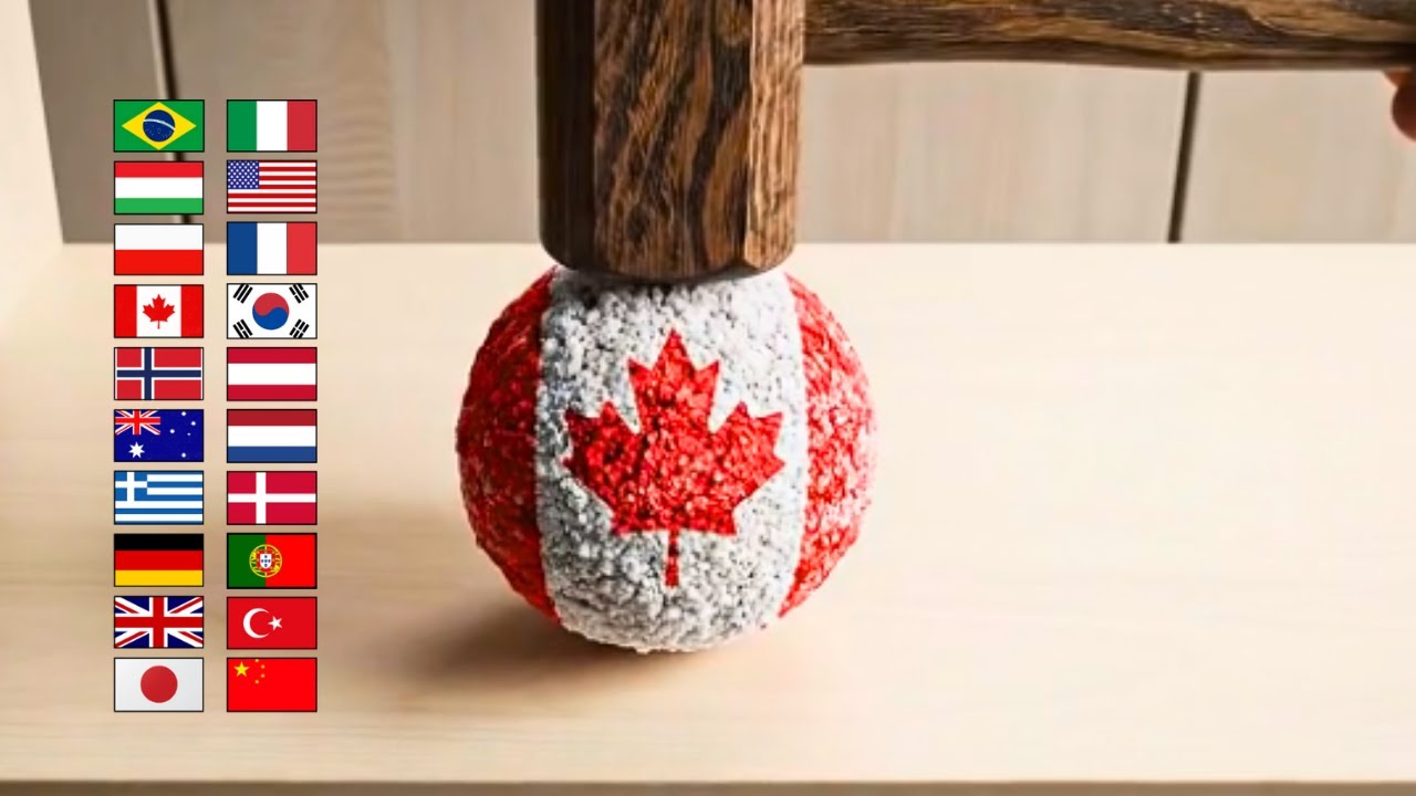 Which Country Has The Best Salt Crust Crack? 🌍🔨 SATISFYING ASMR Food Reveal