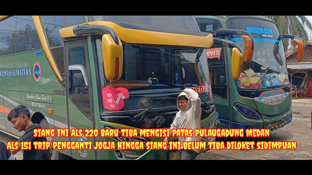 Als 220 tiba dari Pulaugadung siang ini# Als151 pengganti trip Jogja belum tiba hingga vidio ininaik