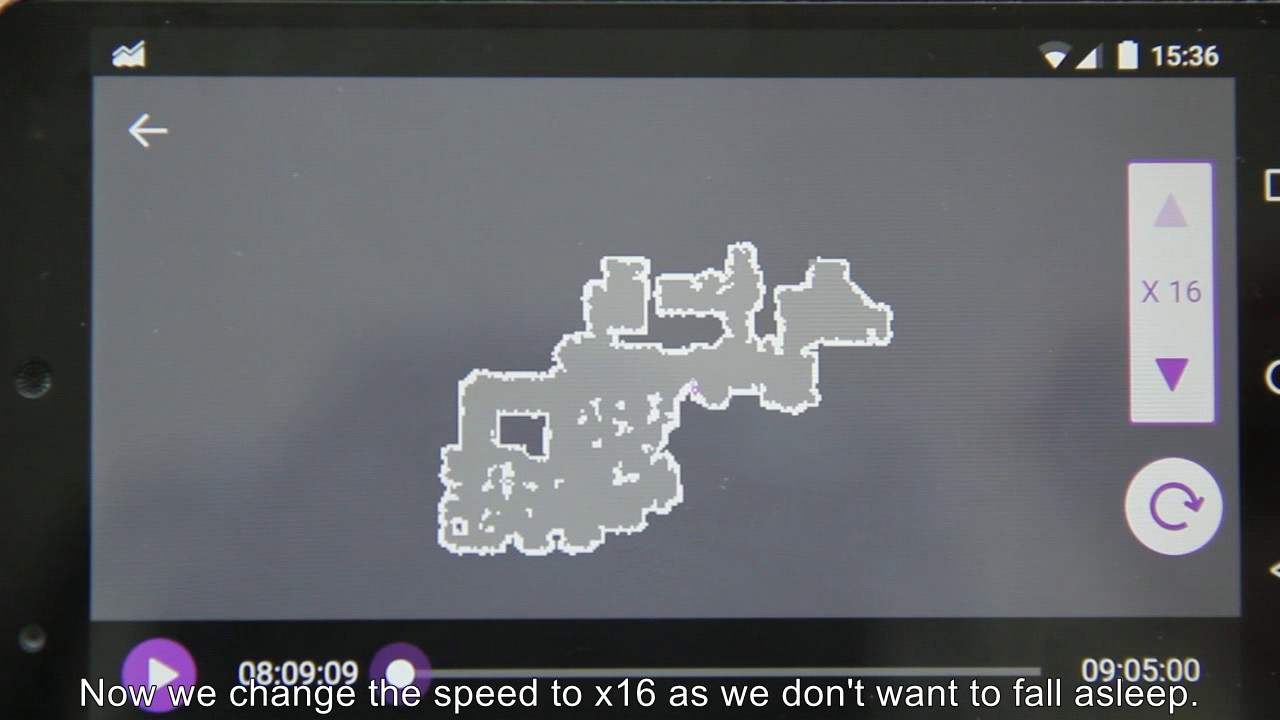 LG Hom-Bot Turbo+, Mapping Function (VRH950MSPCM, VR9647PS, VSR9640PS)