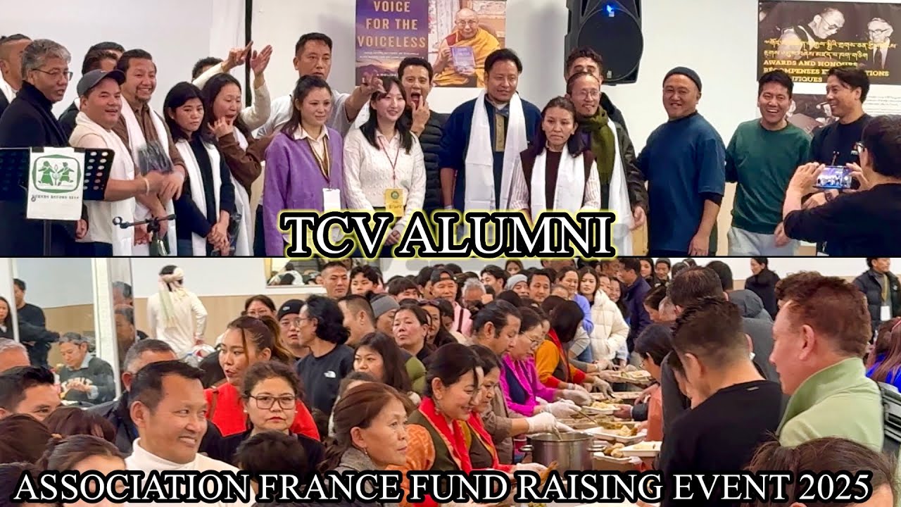 TCV Alumni Association France Fund Raising Event 2025 || TCV Concert 2025 || Tibetan Vlogger Latest