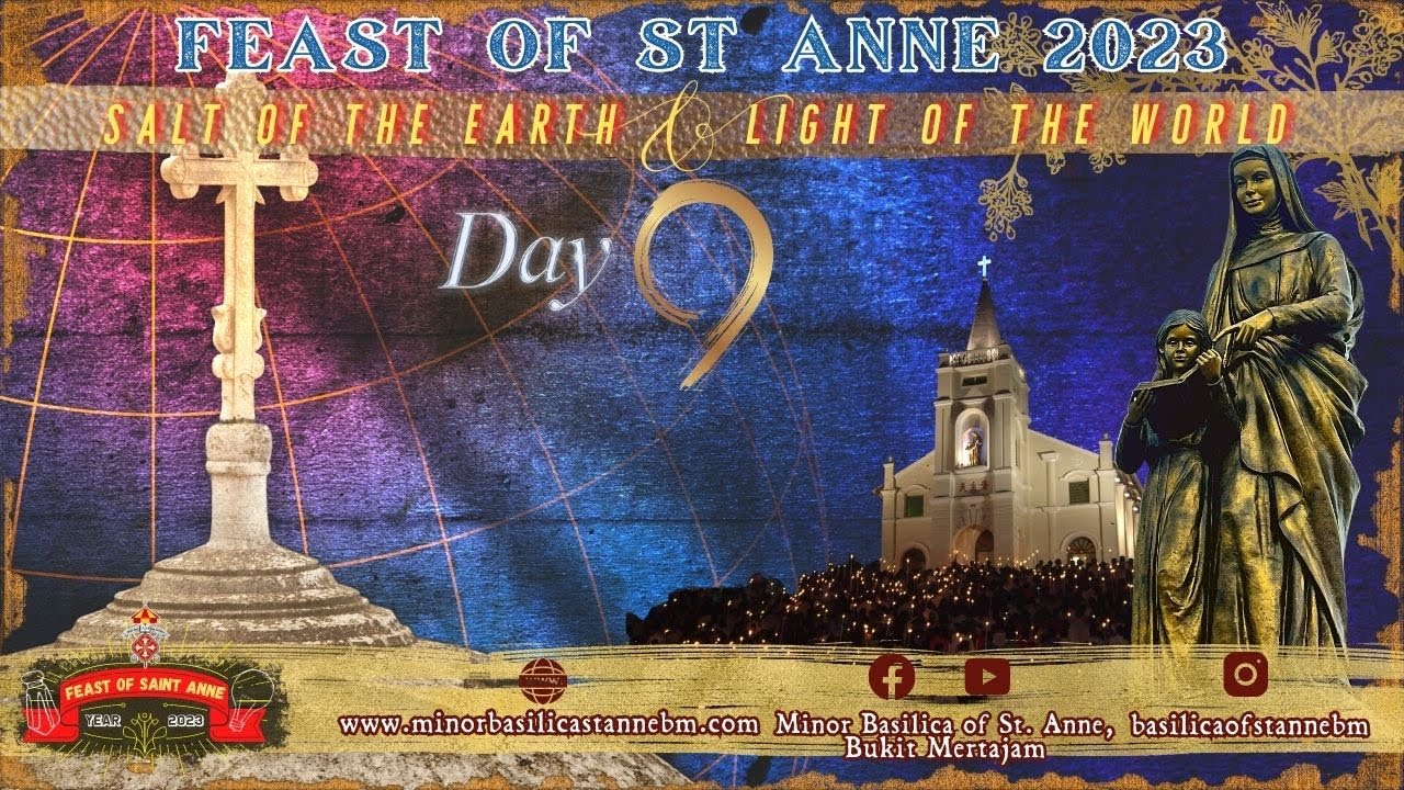 Multilingual Mass & Procession | Day 9 | 29th July 2023, 7.00pm | Mass | Feast of Saint Anne |