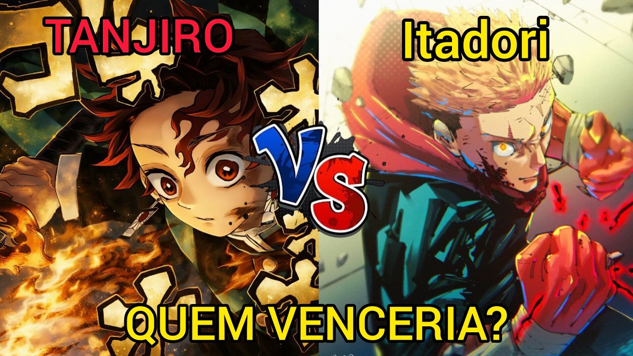TANJIRO KAMADO VS YUJI ITADORI | QUEM GANHARIA EM UM COMBATE (KNY VS JJK)