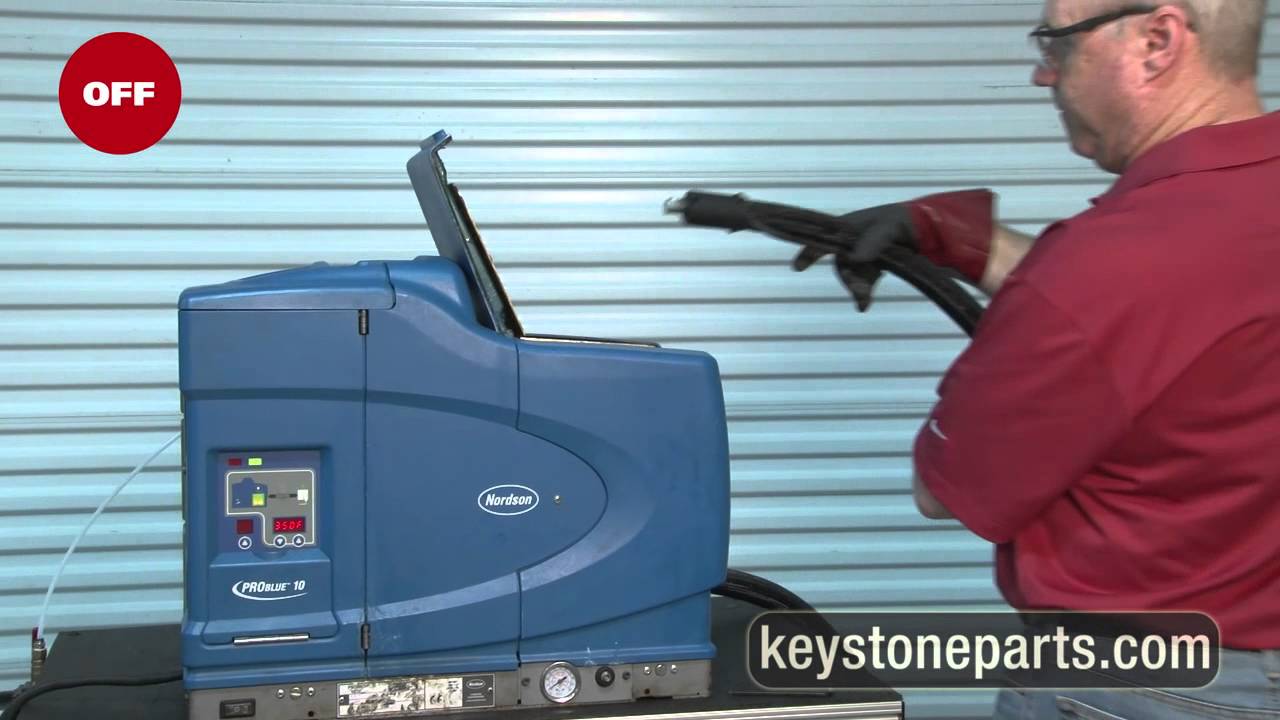DIY Flush and Clean Nordson Glue Melter