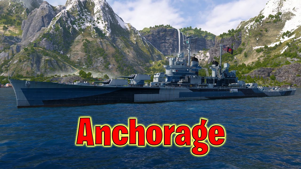 Meet The Anchorage! Tier 7 US Cruiser (World of Warships Legends)