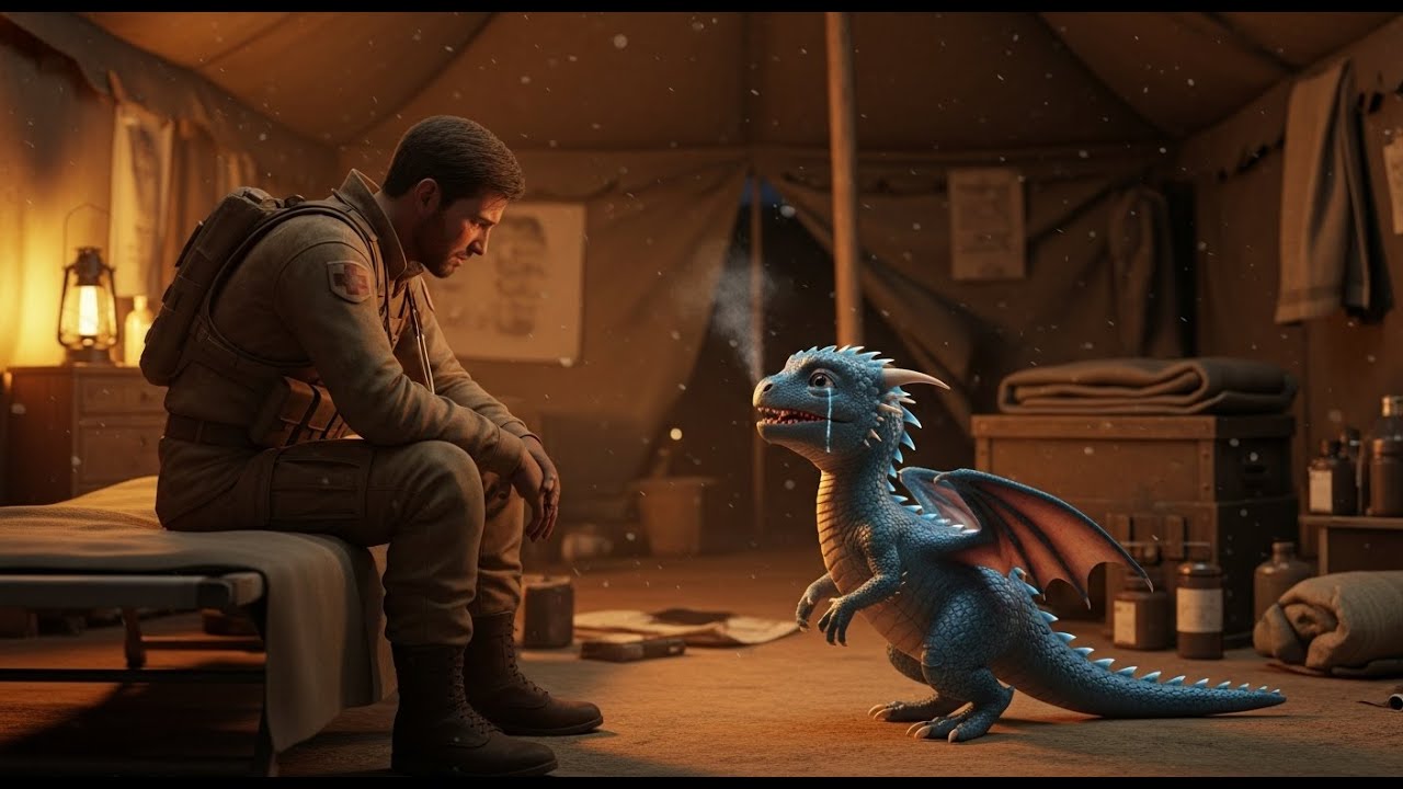 Exhausted Human Medic Stills When a Sobbing Baby Dragon Speaks to Him