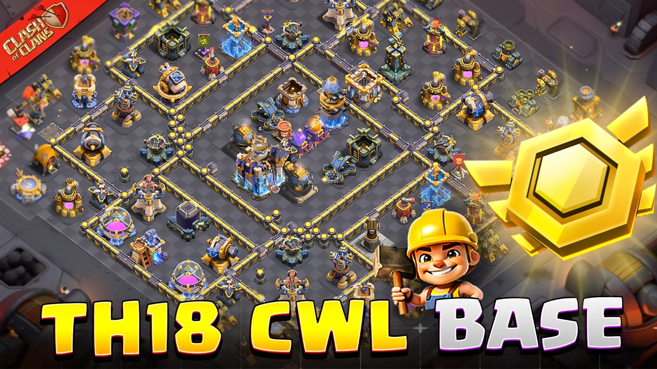 Attackers Struggle Against This TOXIC Splash-Heavy Core Setup 🔥  Best TH18 (CWL/War) Base Link