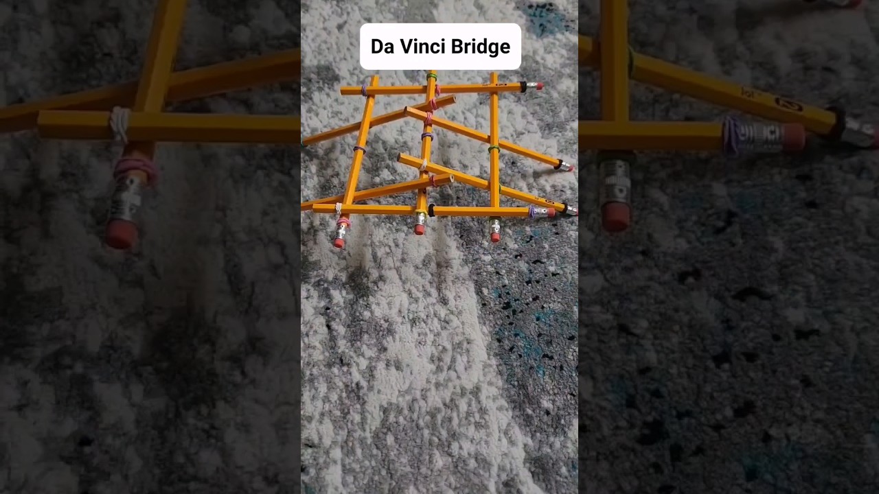 Da Vinci Bridge!! 🌁   #shorts #tutorial #tutorials
