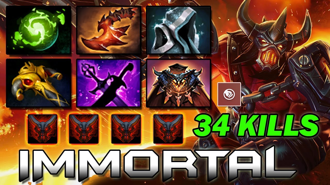 Axe Epic 34 Kills Domination &ndash; выступление MVP оффлейна Dota 2!