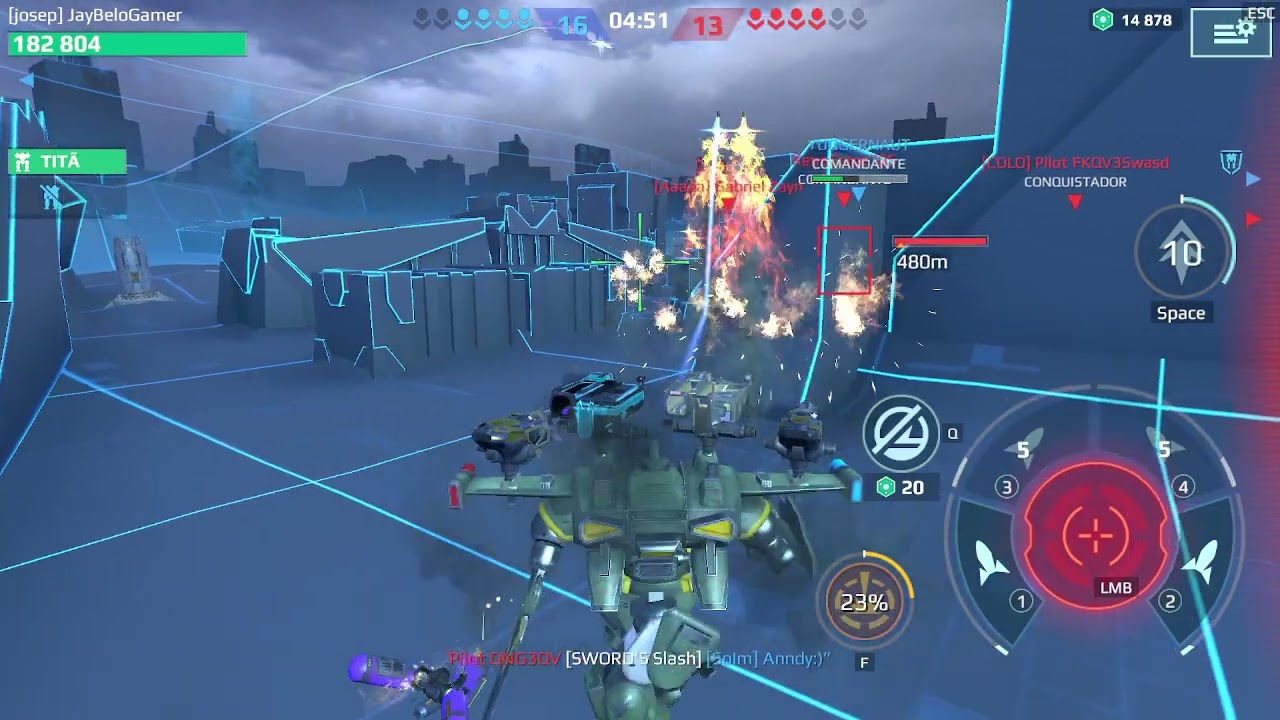 Batalha bem equilibrada - War Robots 