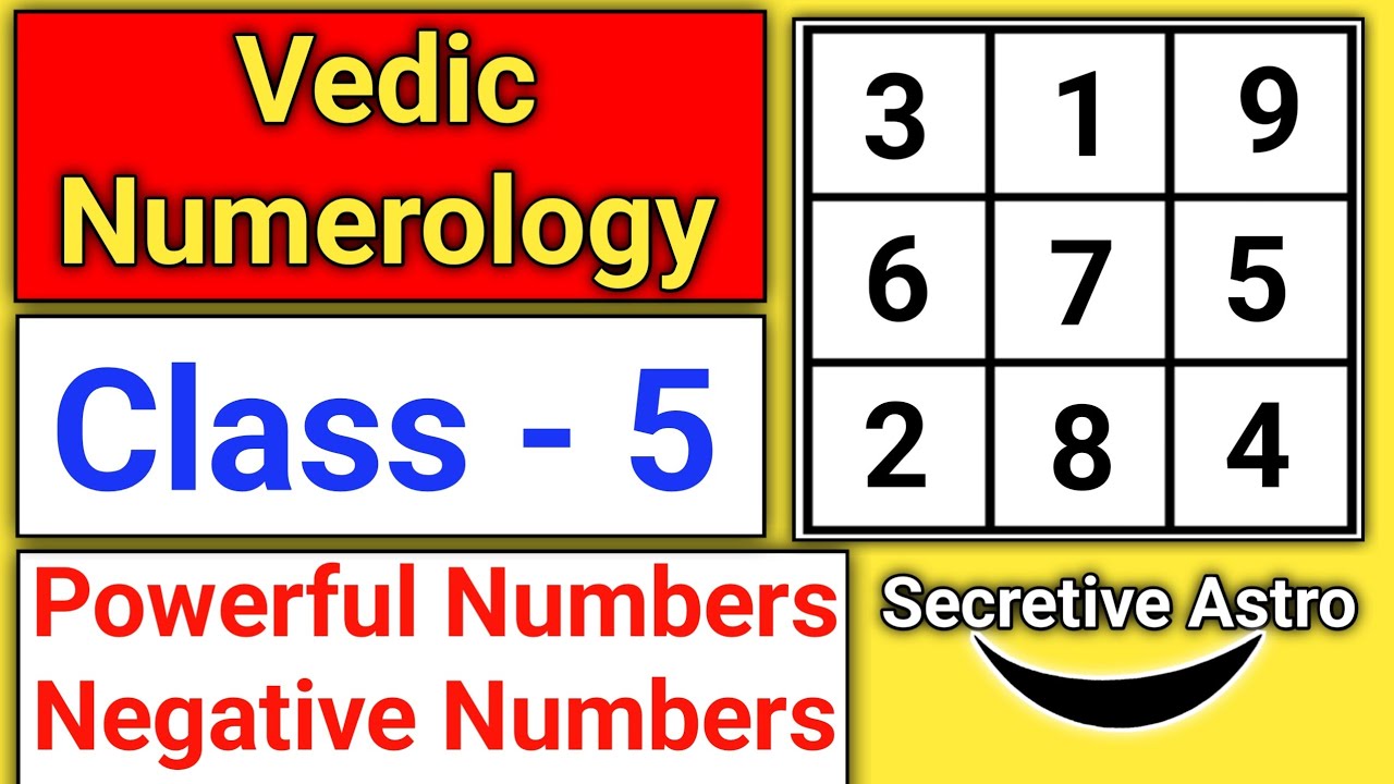 Powerful Number in Numerology | Vedic Numerology Class 5 #positivenumbers #vedicnumerology 