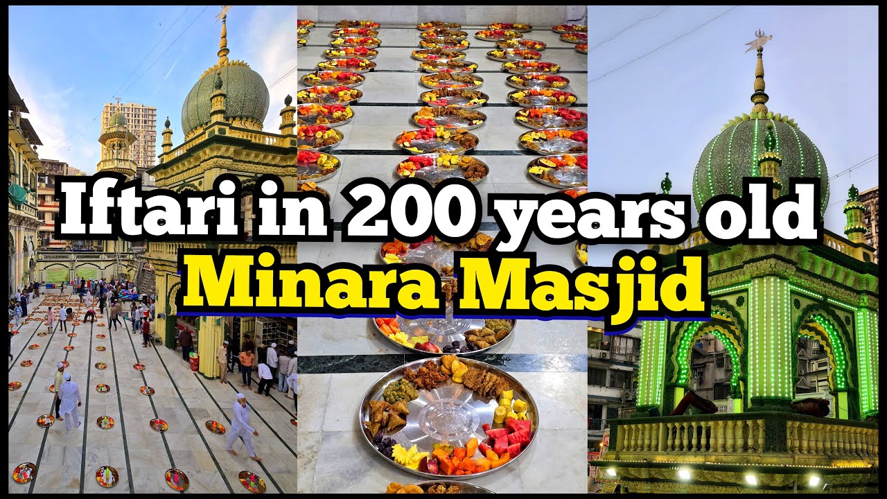 Complete Iftari video-Minara Masjid, More than 2000 people do iftari in Minara Masjid #rizwanali #4k