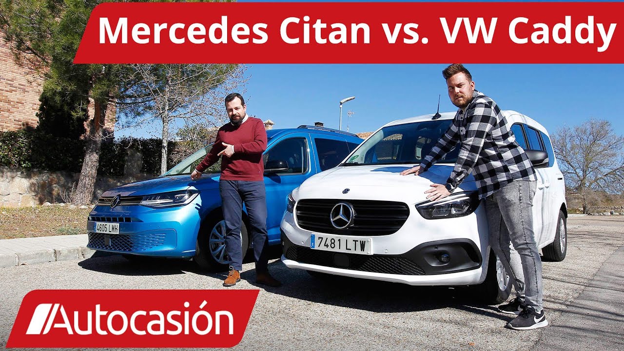 Mercedes CITAN vs. VW CADDY 2022| Comparativa / Test / Review en español | 
