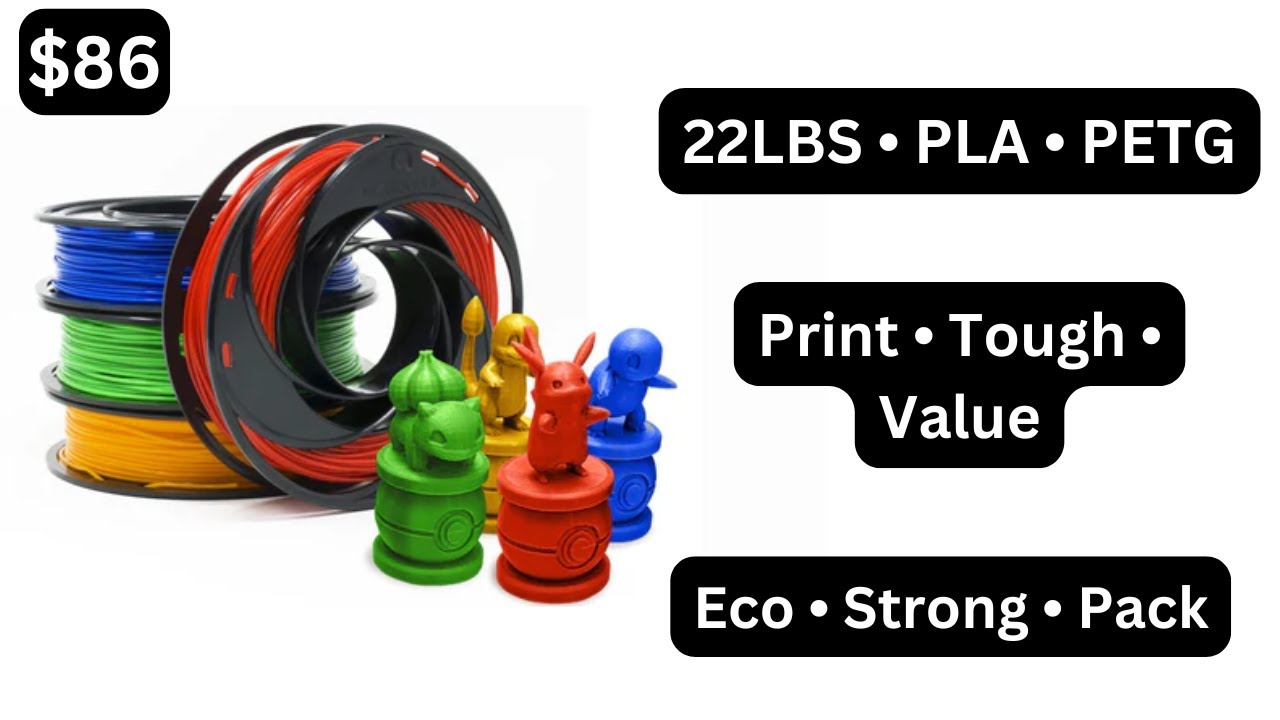 AliExpress 2025 KINGROON 3D Printer Filament 22LBS PLA PETG Review