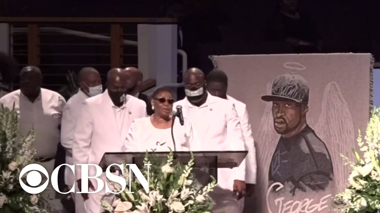 Family members speak at George Floyd's funeral