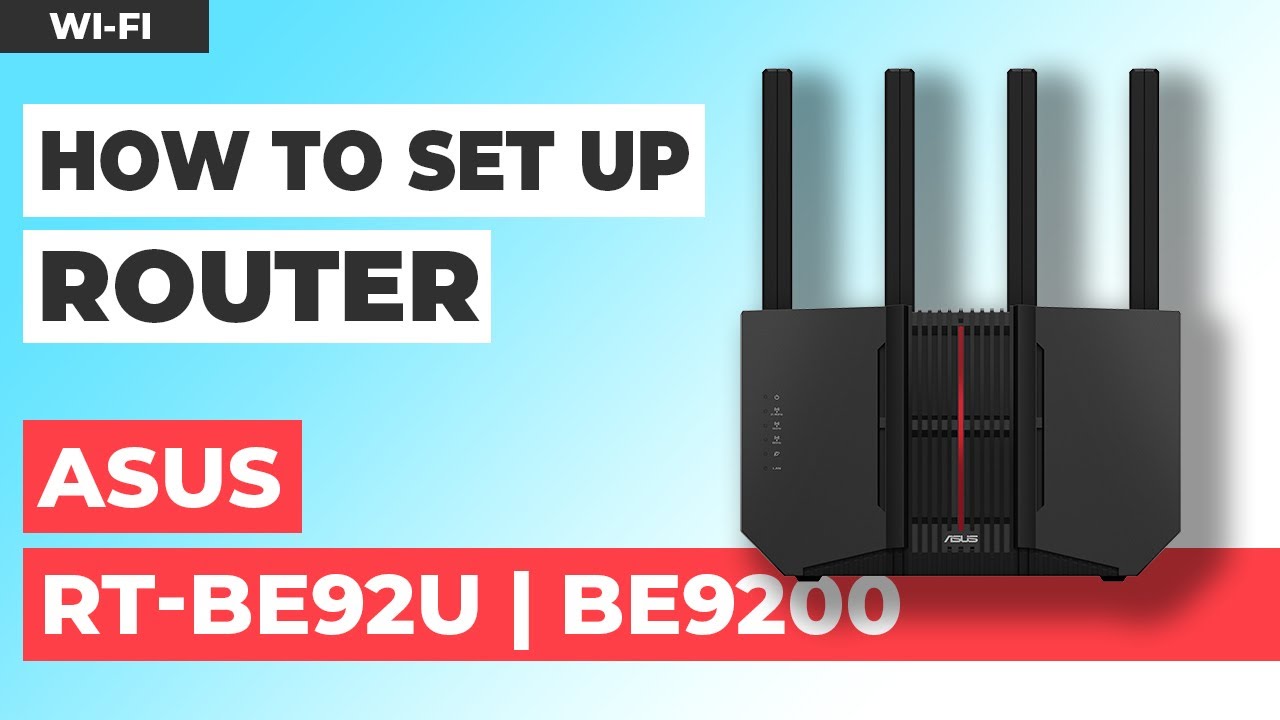✅ Как настроить ASUS RT-BE92U | Как настроить WiFi-роутер ASUS BE9200